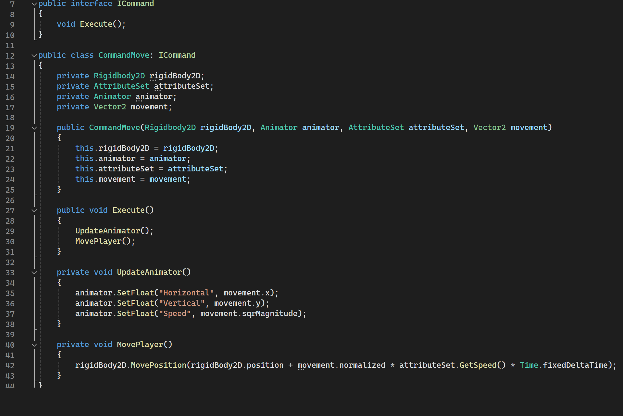 Command Base Class Screenshot